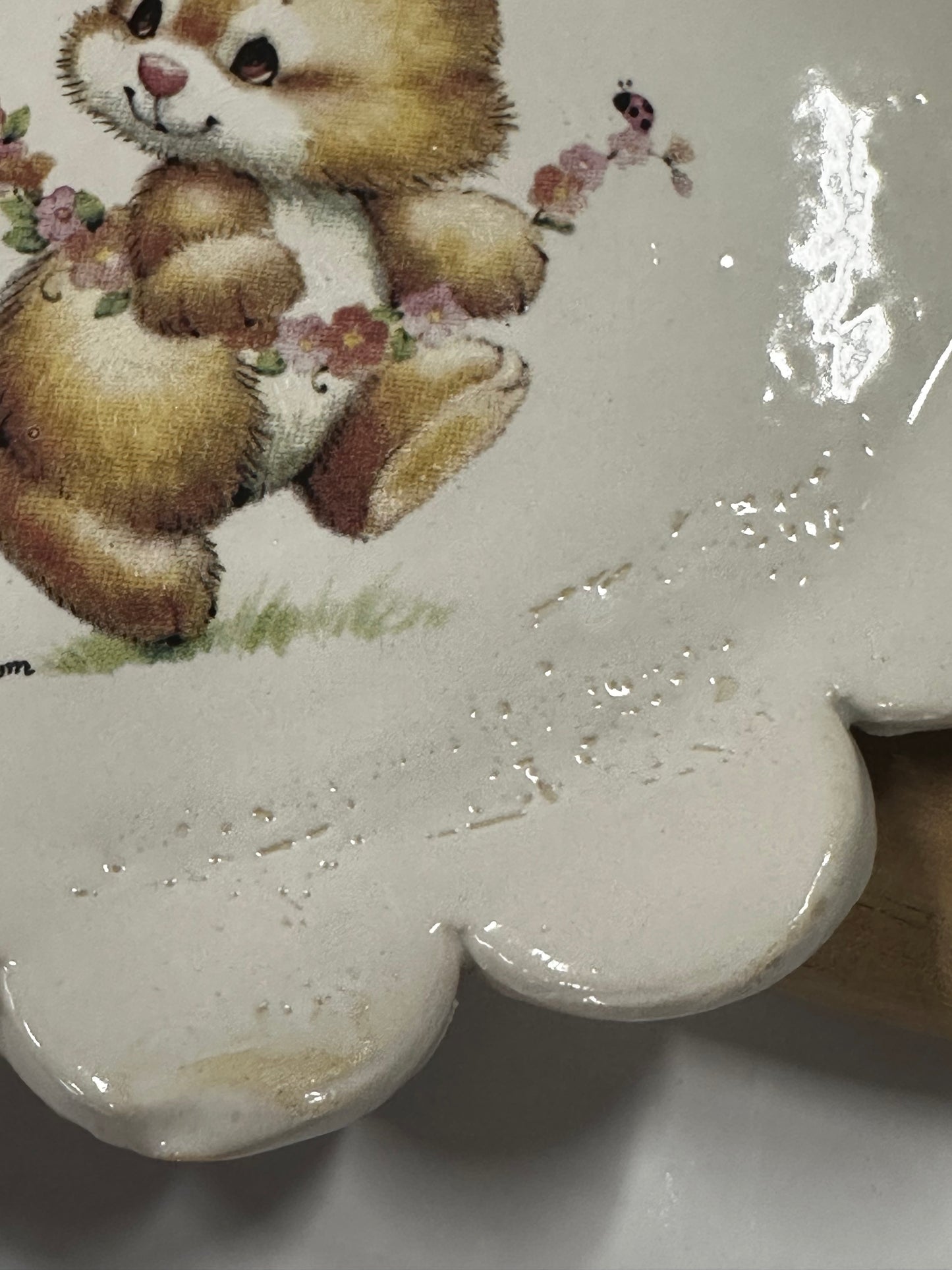 Vintage bunny plate(second)