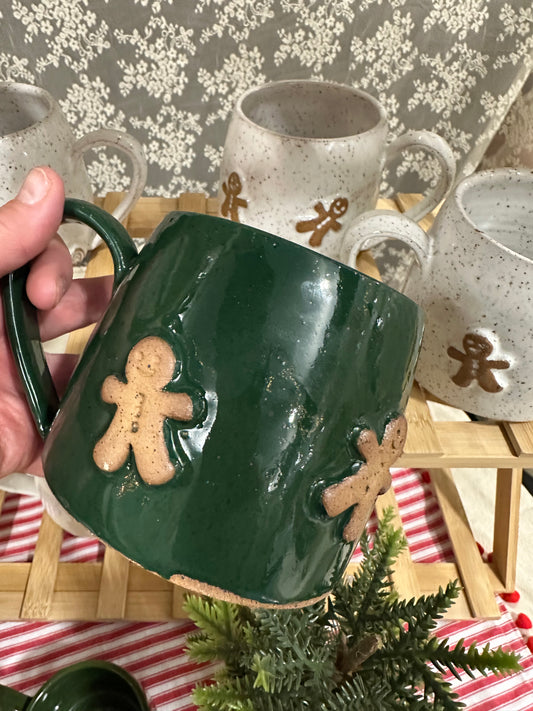 Green Gingerbread Mug