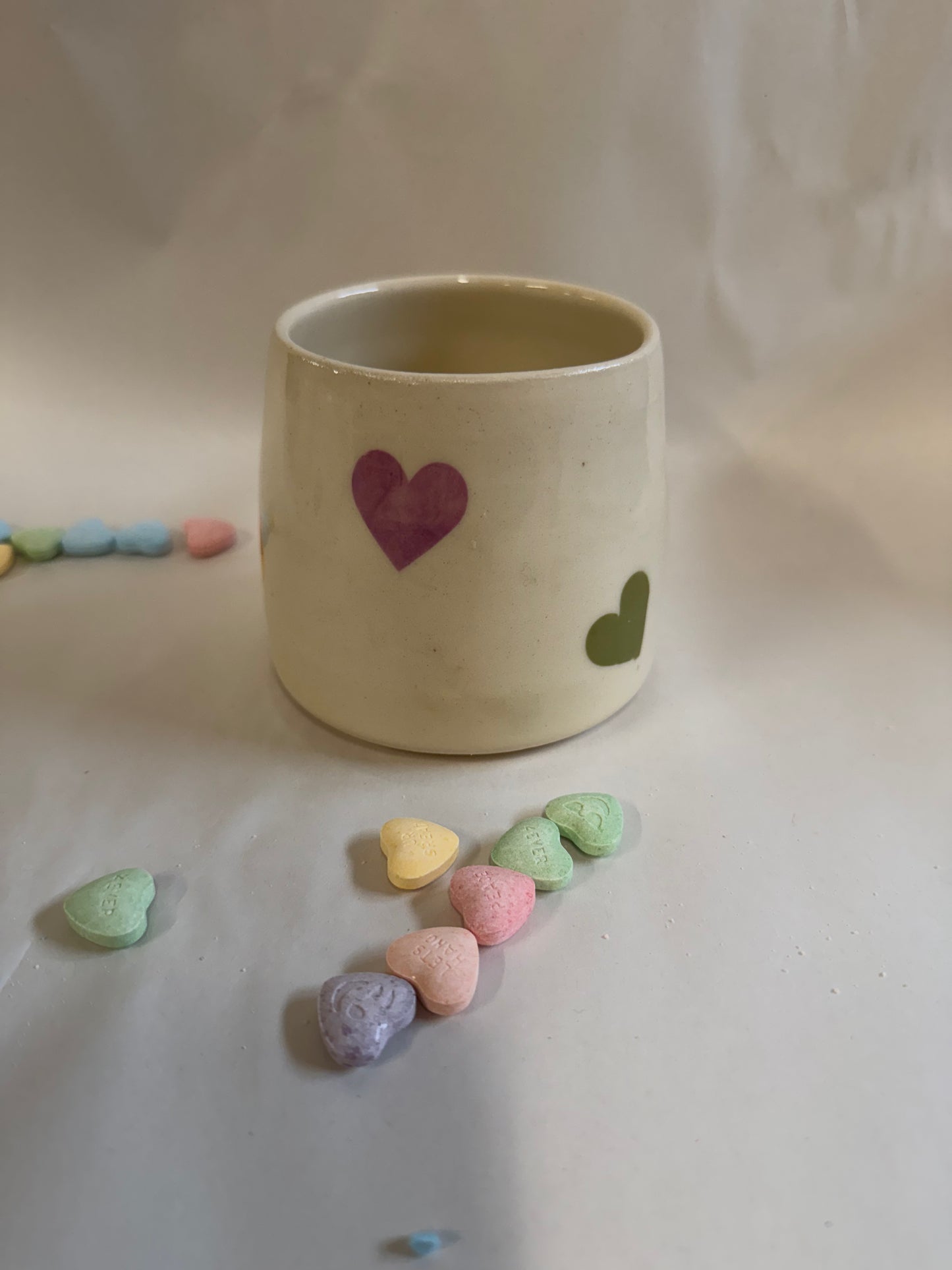 Rainbow Heart Mugs
