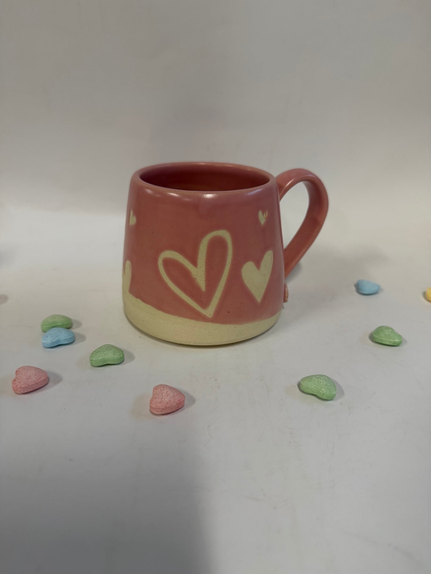 Pink Heart Mug