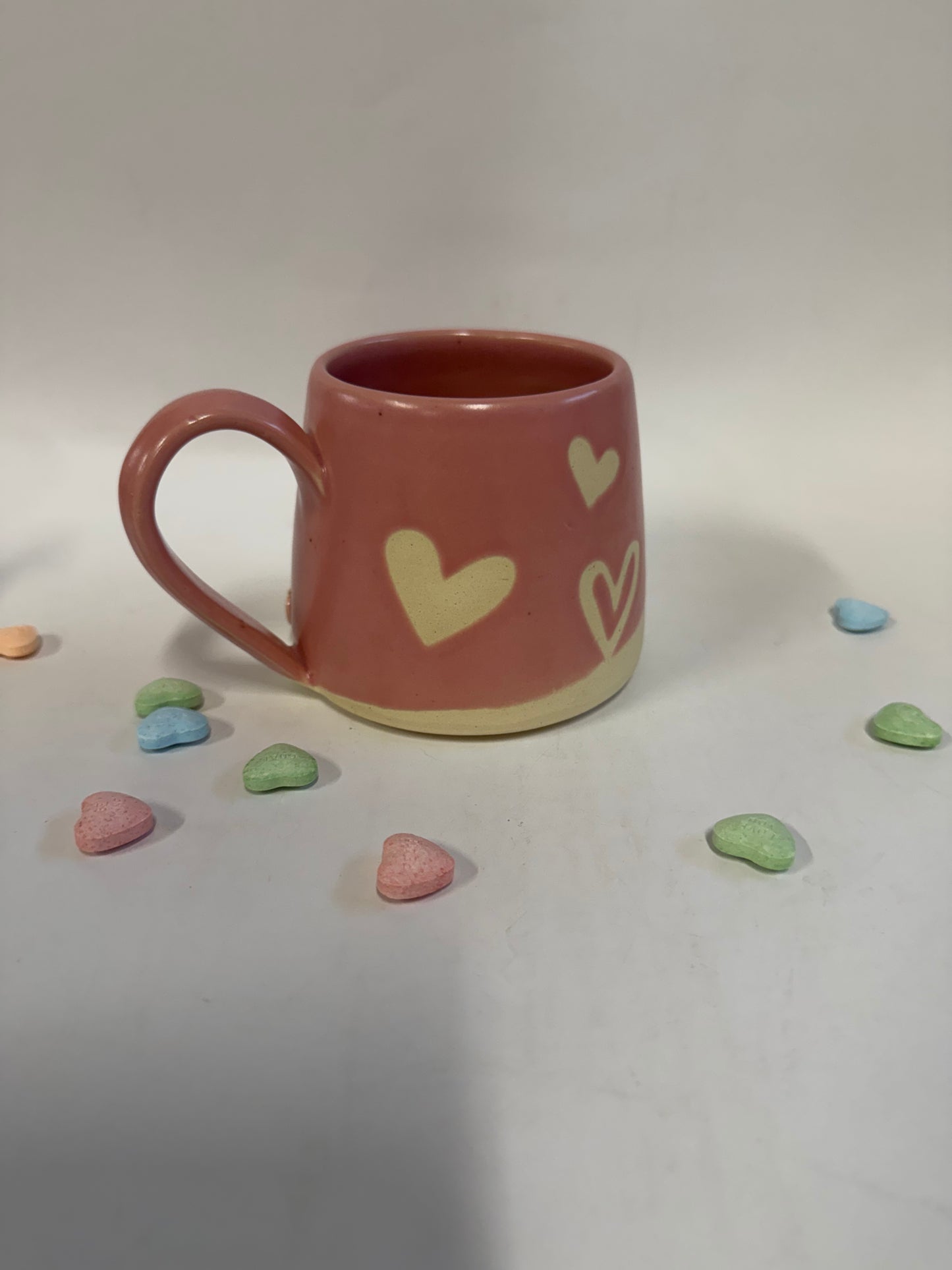 Pink Heart Mug